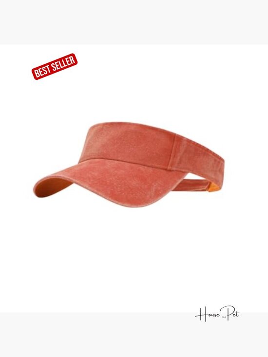 6-Pack Adjustable Sun Visors - Cotton, Unisex Hats main image 7
